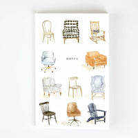 Softtouch Cover Notebook with Original Watercolor Artwork