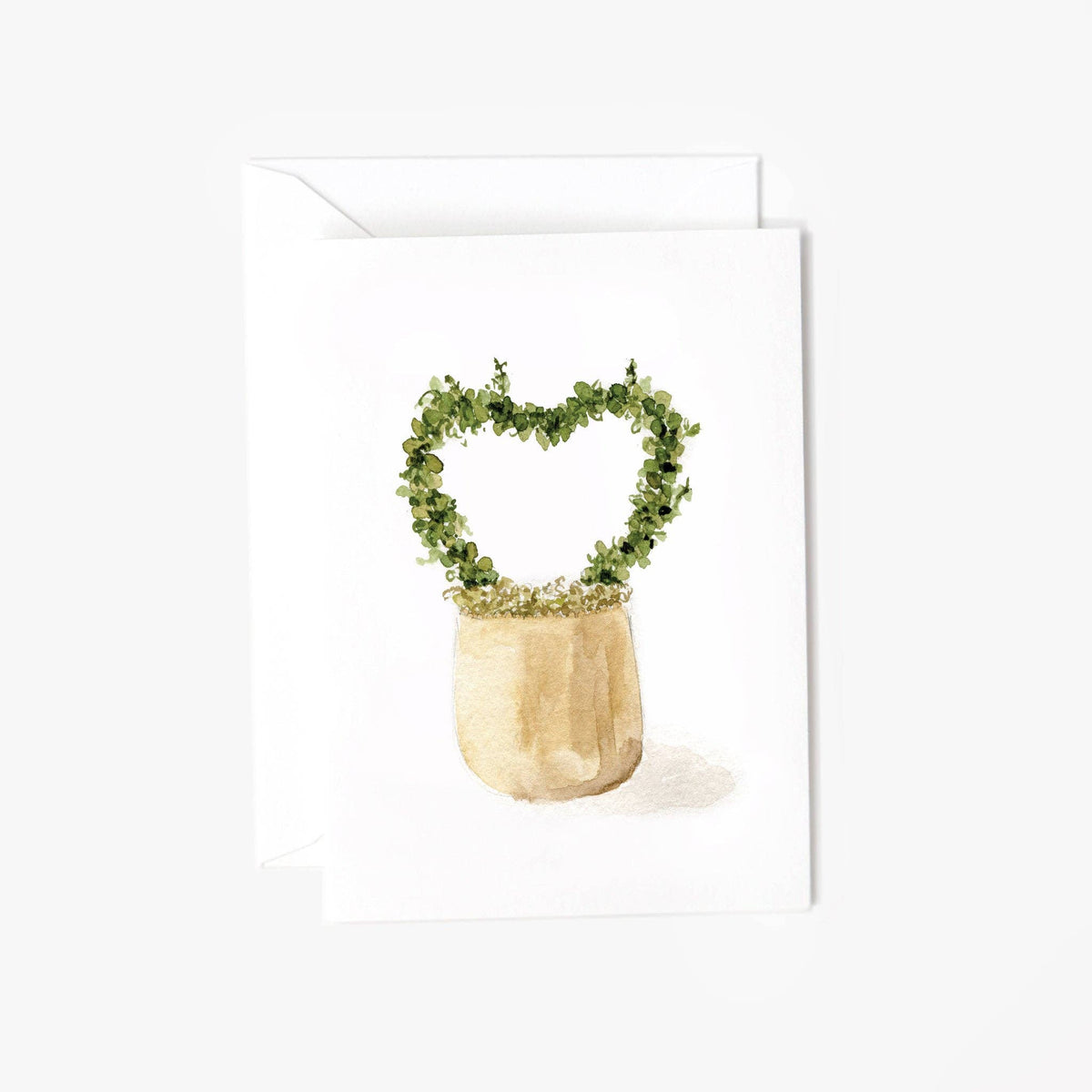 Heart Topiary Mini Notecard