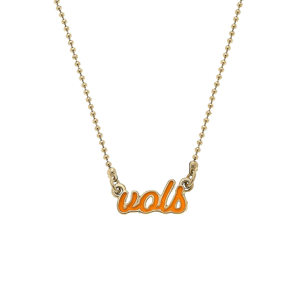 Tennessee Volunteers Enamel Script Necklace