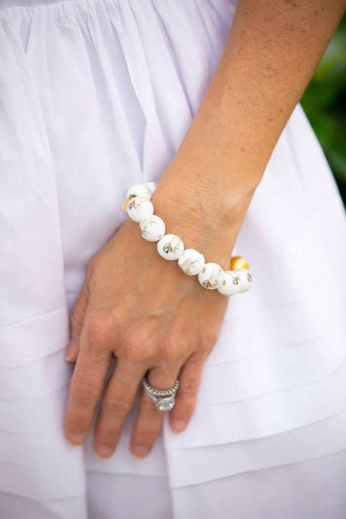 Georgia 14mm Bulldog Bracelet