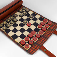 Pendleton Red Black Check Pattern Chess & Checkers