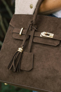 Margo Faux Suede Handbag