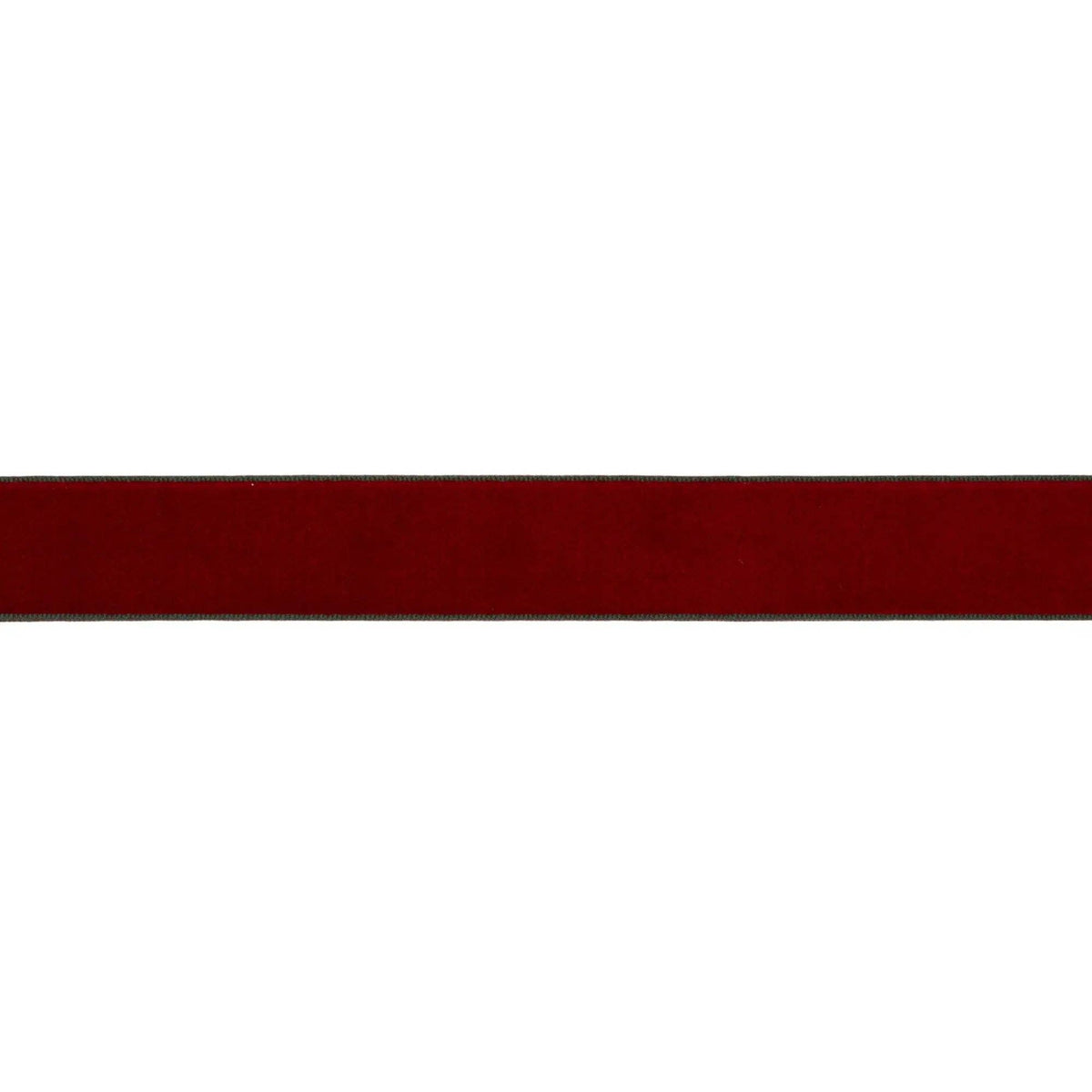 1" Reversible Velvet Ribbon | Red/Green | 10 Yds