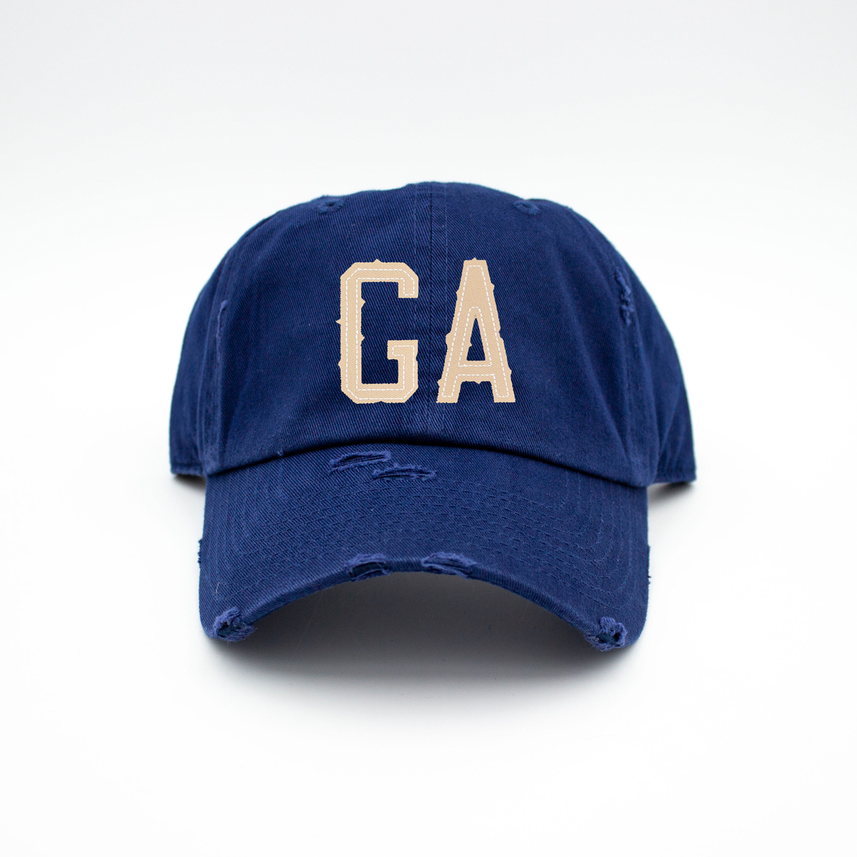 "GA" Baseball Hat - Navy
