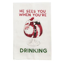 Holiday Bar Saying Tea Towels
