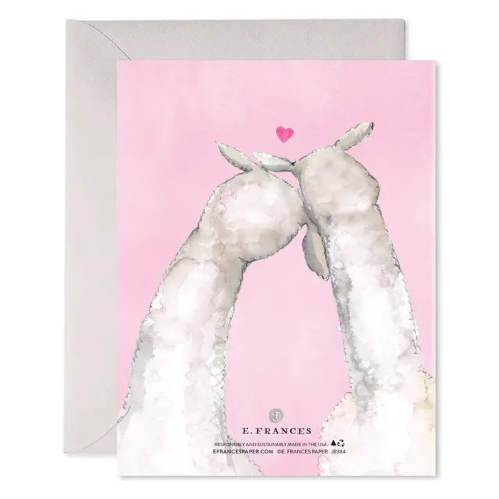 Llama Love Card