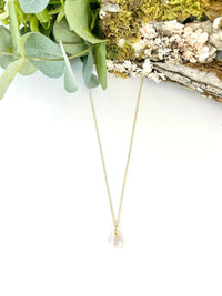 Baby's Breath Necklace - diamond