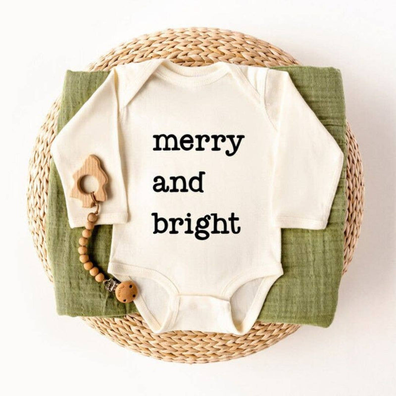 Merry and Bright Baby Bodysuit