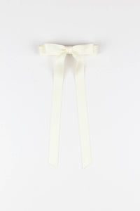 Grace & Grandeur Micro Alice Satin Bow Barrette