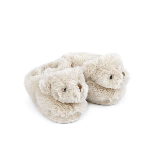 Baby  Booties - Tan Bear