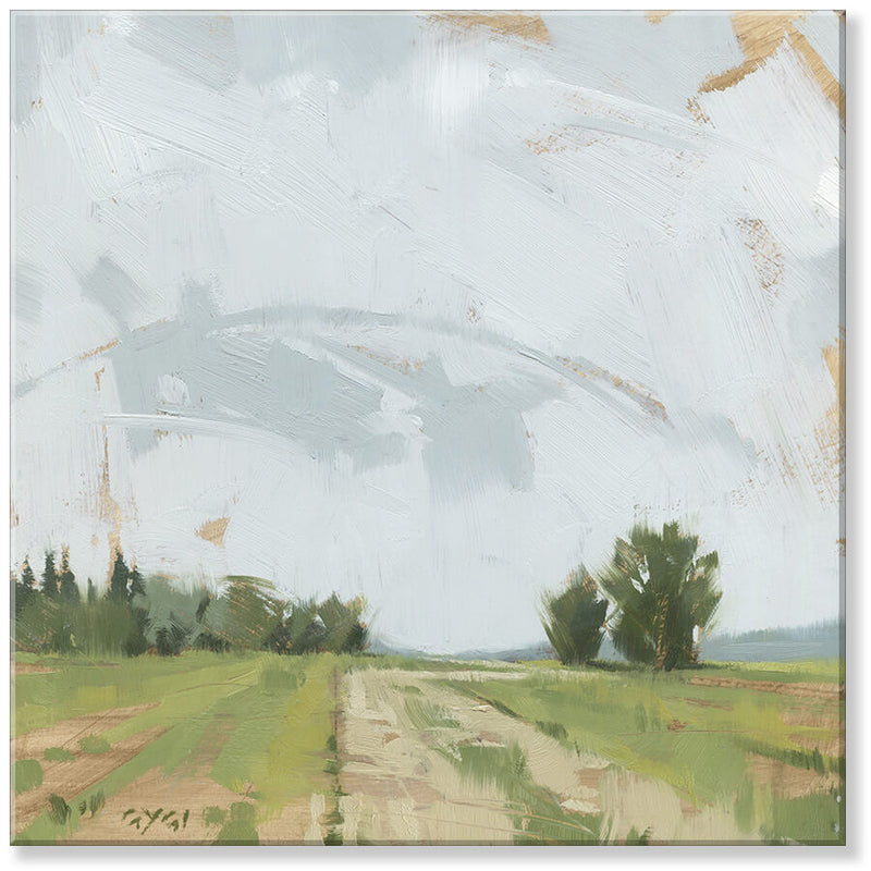 Big Sky Rural Field Giclee Wall Art