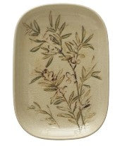 Botanical Pattern Stoneware Dish