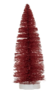 Sisal Bottle Brush Trees with Wood Base