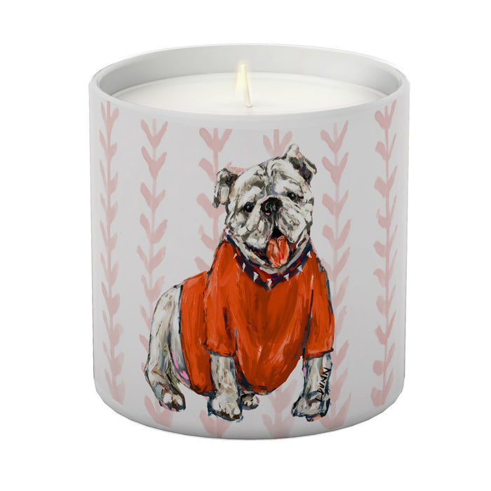 Game Day Bulldog Candle