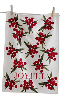 Festive Sprig Dish Towels