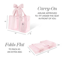 Case-Mate Ballet Pink Bow Jelly Tote Bag