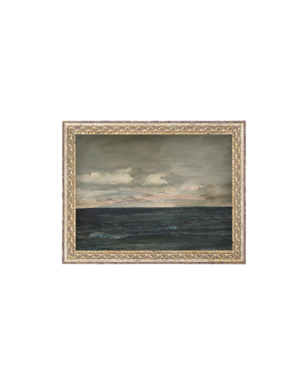 Ocean View Framed Antique Art