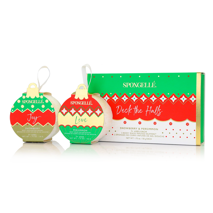 Deck the Halls Holiday Ornament Gift Set Christmas Stocking 