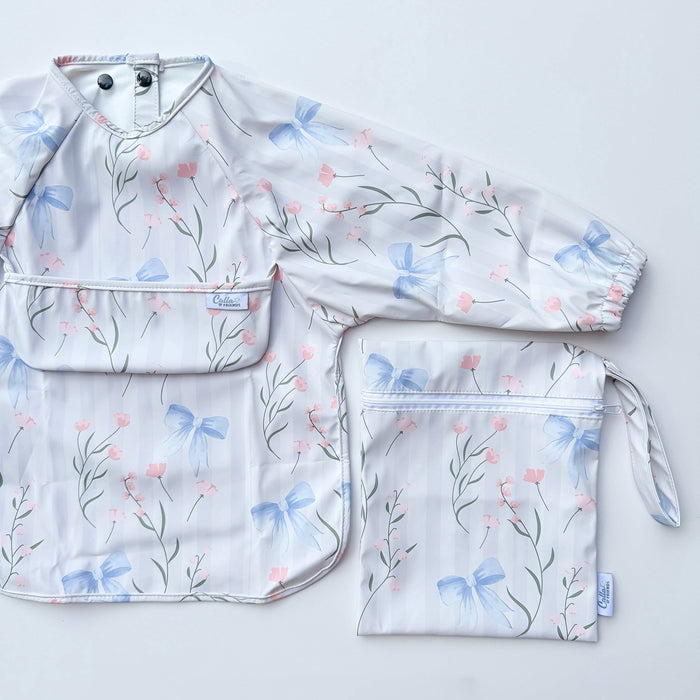 The Grayson Long Sleeve Bib - Fancy Floral