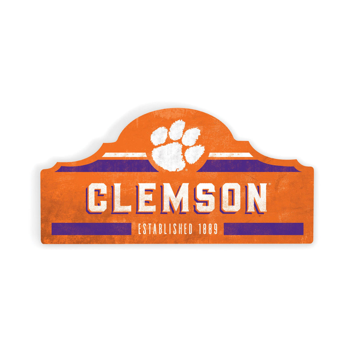 Clemson Tigers Established Small Sign