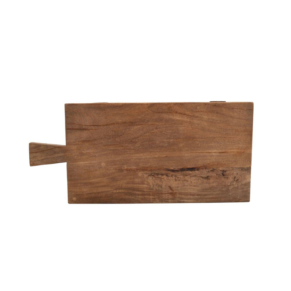 Reclaimed Wood Pedestal Tray - Large