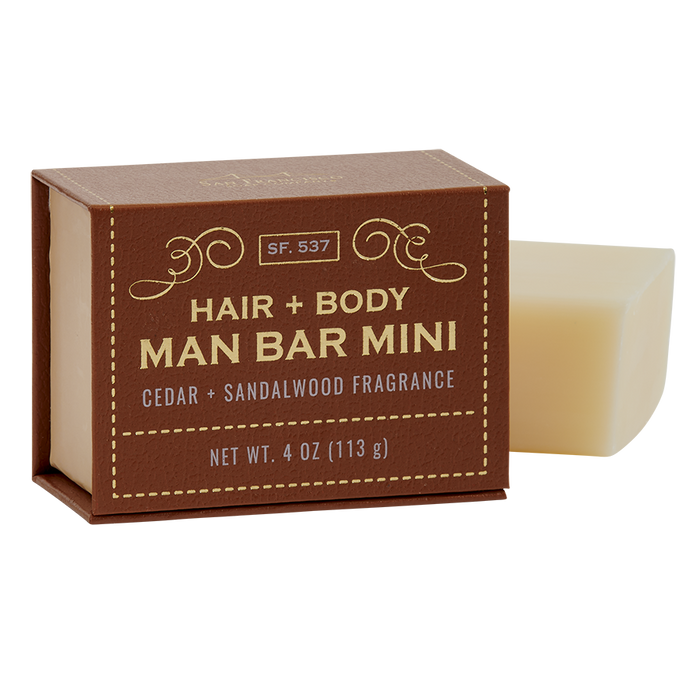 Man Bar Mini 4oz Cedar & Sandalwood