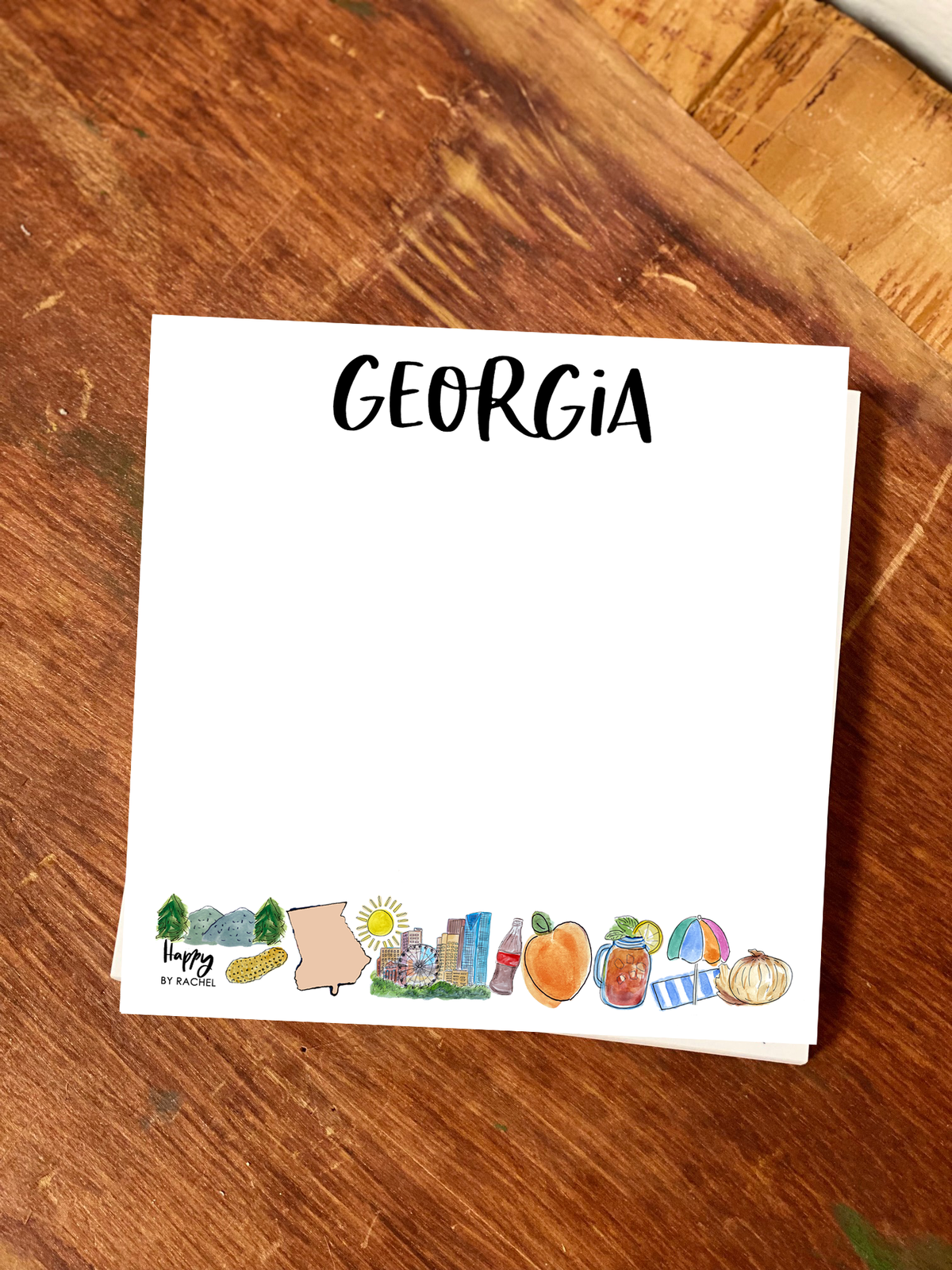 State of Georgia Chunky Notepad