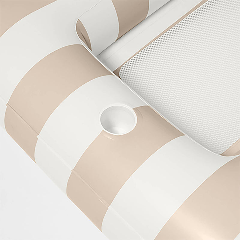 Luxe Twin Hammock Float - Sand Stripe