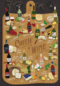 Cheese + Wine Puzzle - 500 Piece