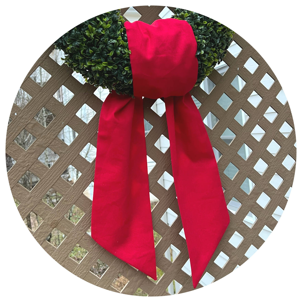 Linen Wreath Sashes