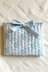 Blue Floral Bible Cover - Rachel