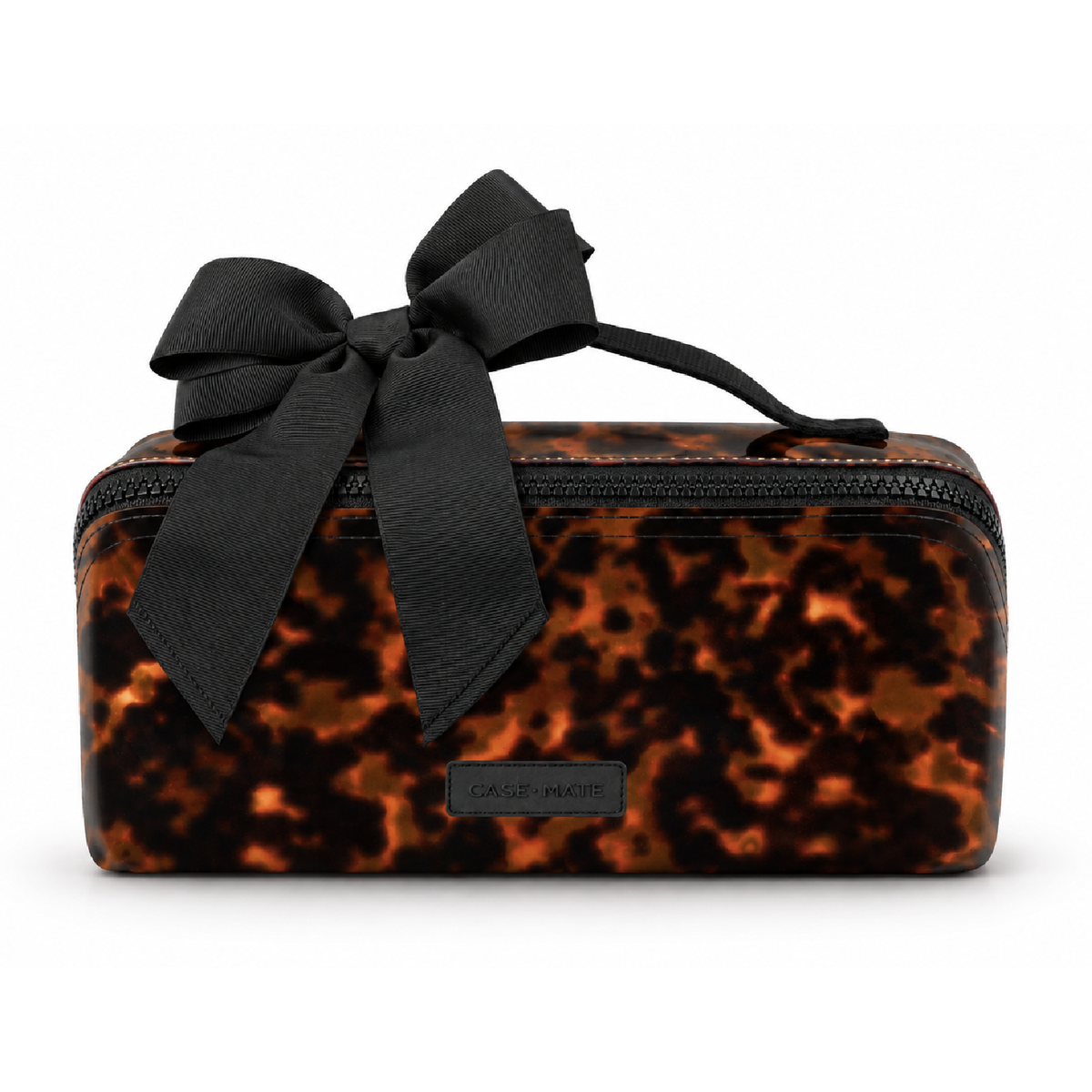 Tortoiseshell Jelly Lay-Flat Makeup Bag