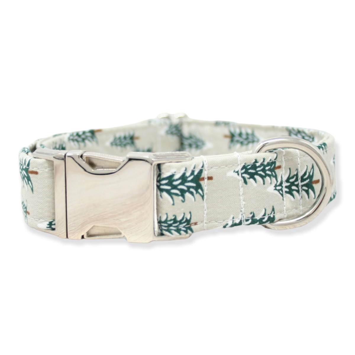 Dog Collar - Fir Tree in Tan