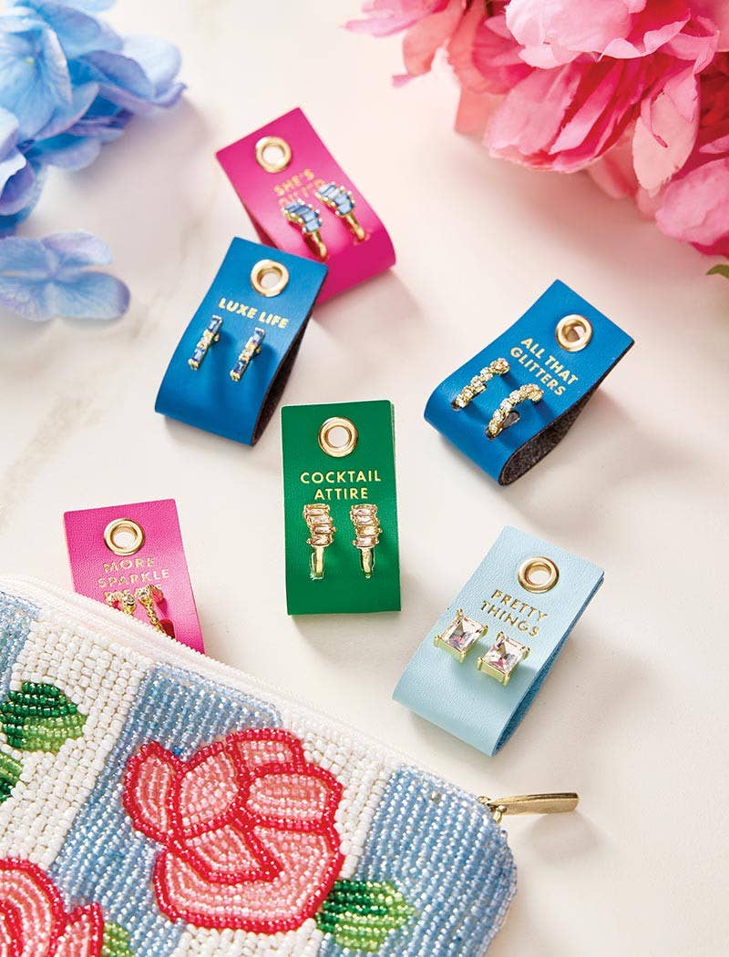 Palm Beach Stud Love Earrings - Cocktail Attire