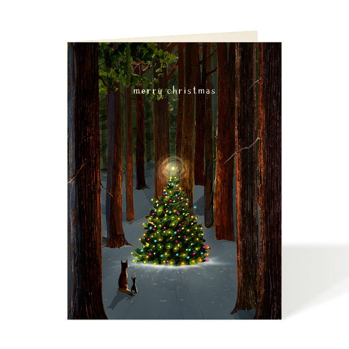 Tree Lighting - Holiday Christmas Cards