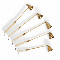 Antiqued Gold Candle Snuffer