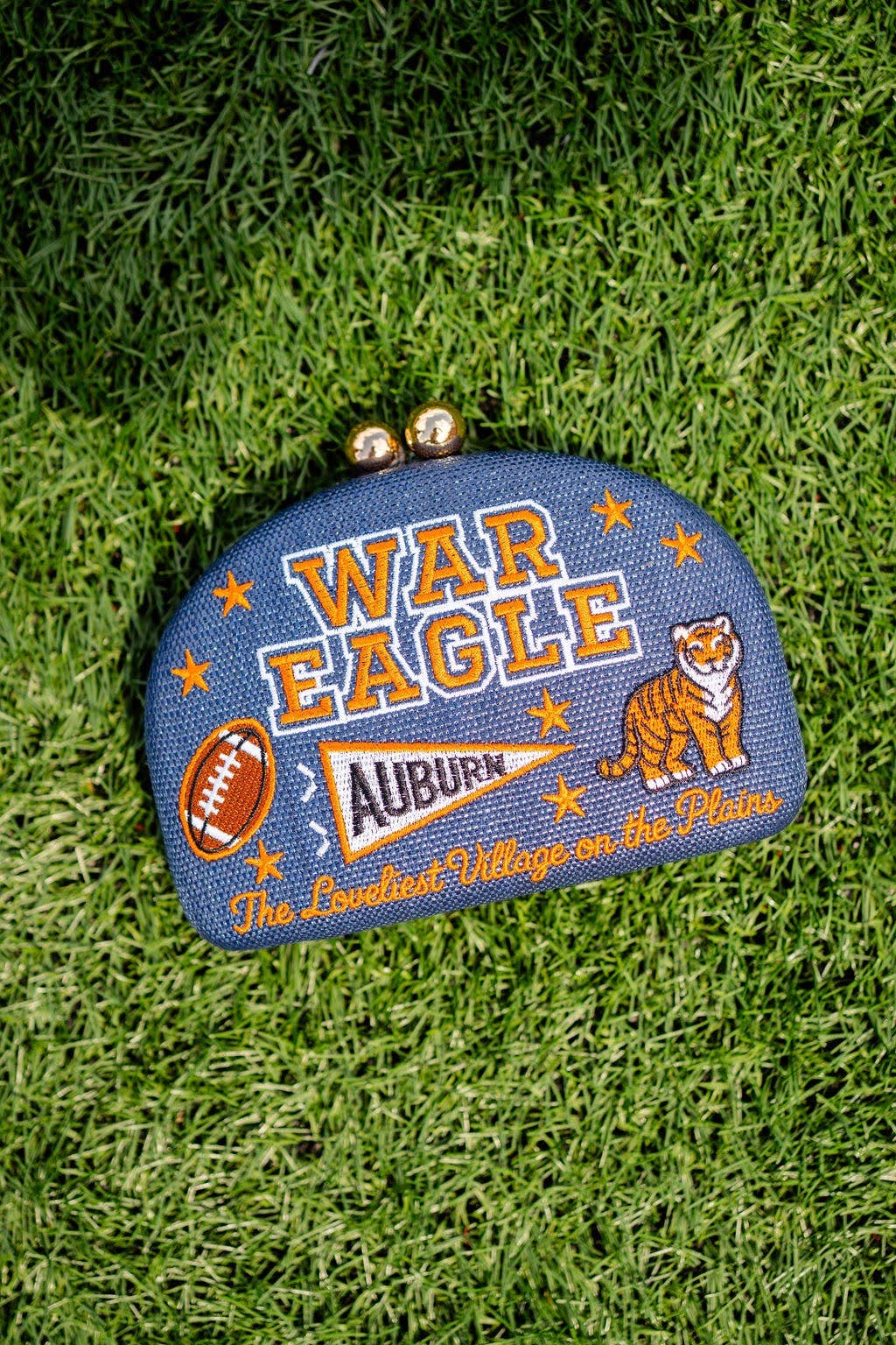 Embroidered Clutch - War Eagle