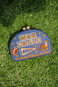 Embroidered Clutch - War Eagle