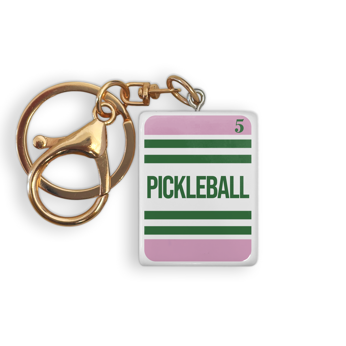 Mahjong Tile Keychain - PICKLEBALL