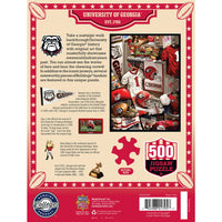 Georgia Bulldogs - Locker Room 500 Piece Puzzle