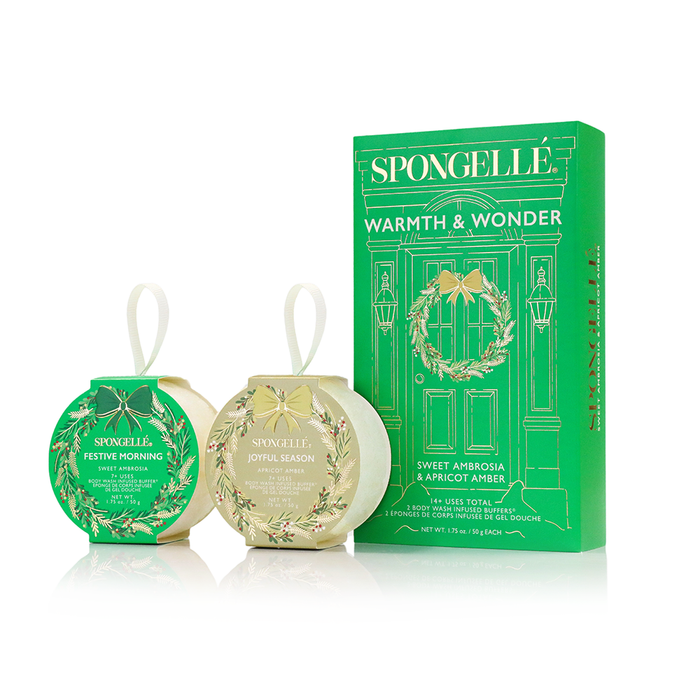 Warmth & Wonder Holiday Wreath Body Buffer Gift Set