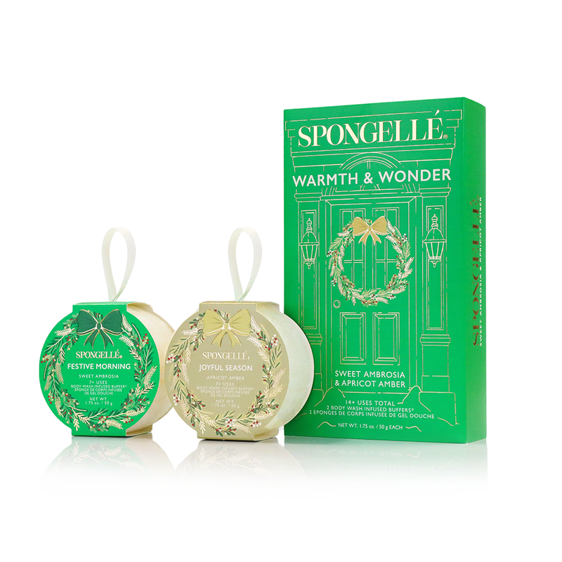Warmth & Wonder Holiday Wreath Body Buffer Gift Set
