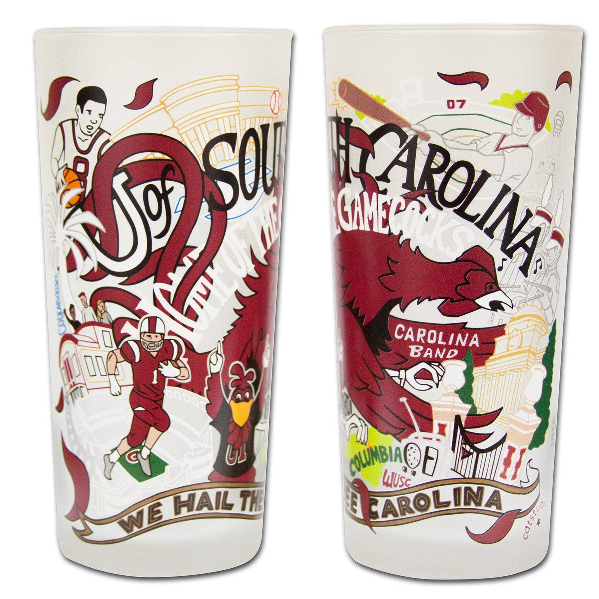 South Carolina, University of Collegiate Drinking Glass