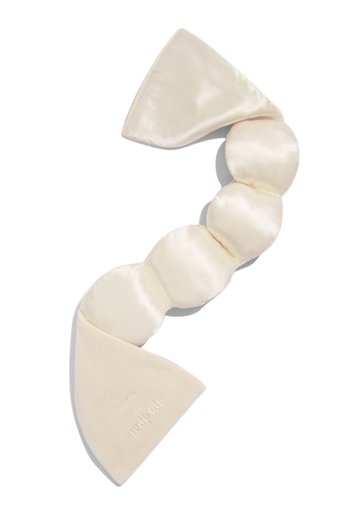 Nodpod Silk Weighted Sleep Mask- Pearl