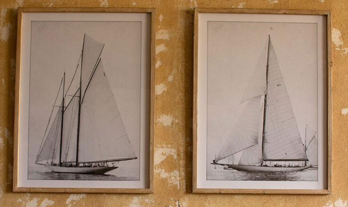 Framed Sailboat Prints - SET of 2