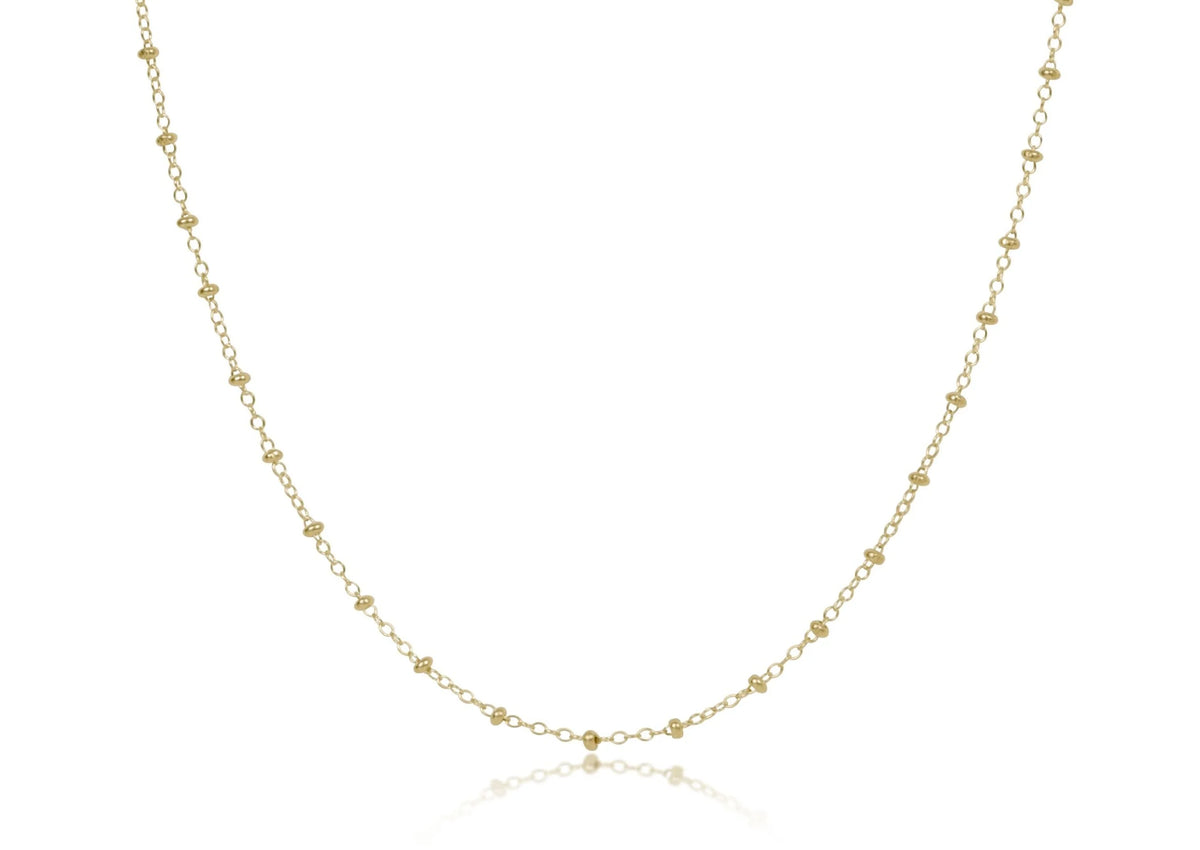 15” choker simplicity chain gold - classic 2mm gold