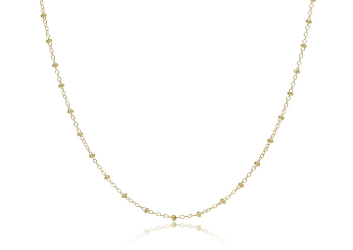 15” choker simplicity chain gold - classic 2mm gold