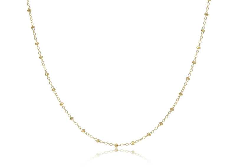 15” choker simplicity chain gold - classic 2mm gold