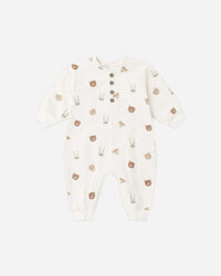 Relaxed Fleece Jumpsuit || Critters