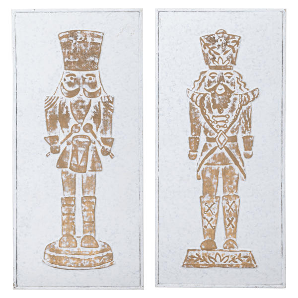 Embossed Nutcracker Wall Art